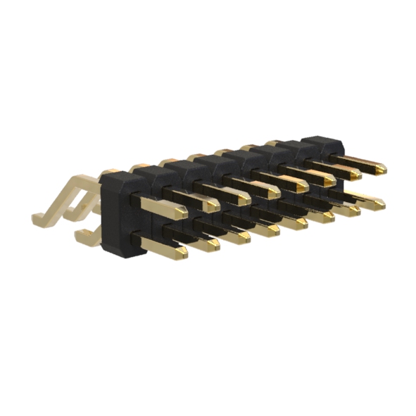BL1320-12xxZ series, plugs, double-row, surface mounted (SMD), horizontal, pitch 2,0x2,0 mm, Board-to-Board connectors, pin headers and sockets > pitch 2,0x2,0 mm
