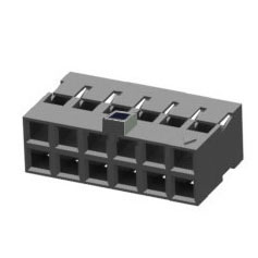 KR2006H-2xXXP-2 series, cases of double-row sockets with a key on a wire, pitch 2,0x2,0 mm, Board-to-Board connectors, pin headers and sockets > pitch 2,0x2,0 mm