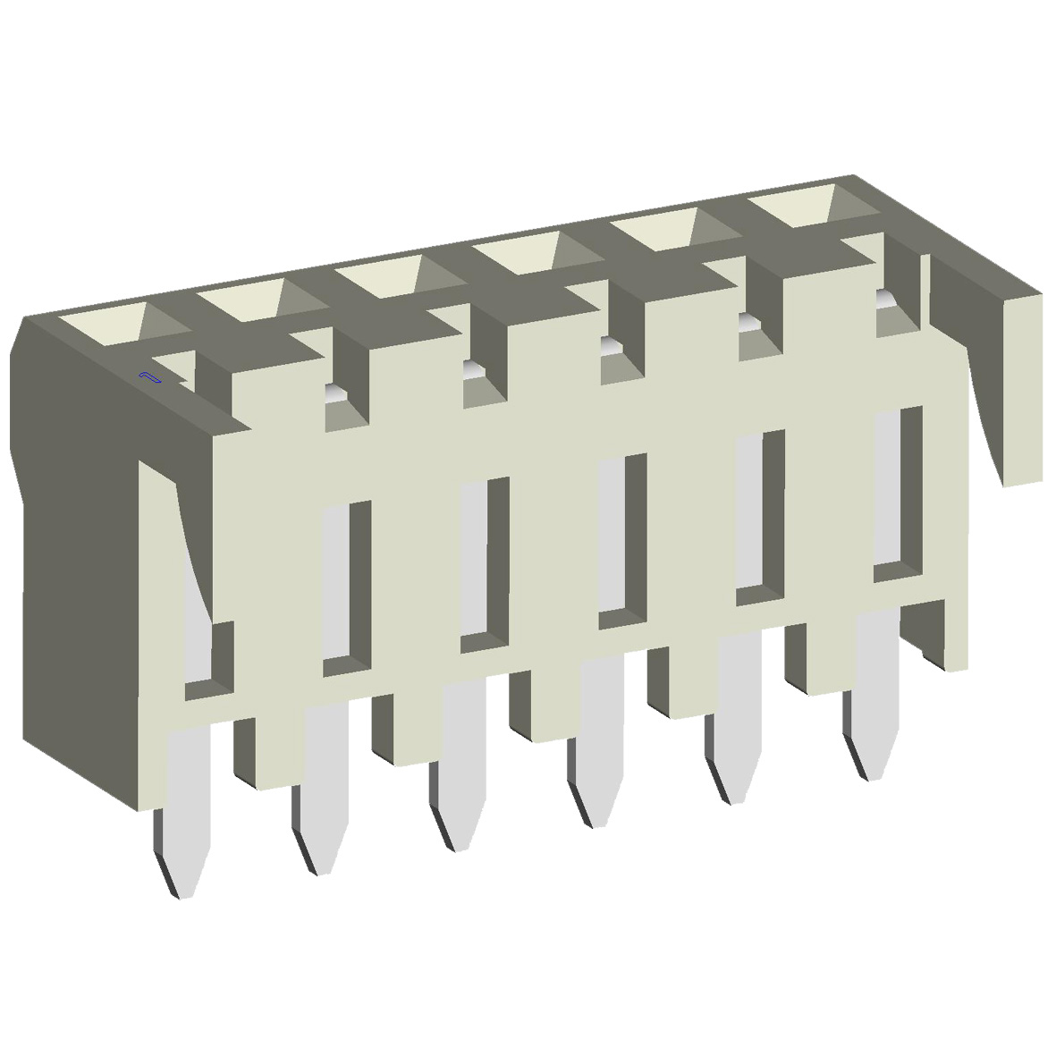 41815S series, straight sockets to PCB, pitch 3,96 mm, Board-to-Board connectors > pitch 3,96 mm