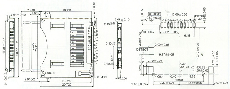 Card Series Connector