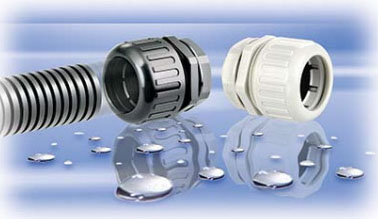 Quick-Fit Watertight Corrugated Tubing Fittings