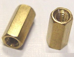 PCHSS series: Hex metal spacer supports with internal thread