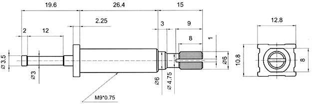 R12000-, Rotary Potentiometers 12 mm