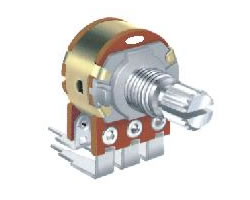 R1610G-_D4-, Rotary Potentiometers 16 mm
