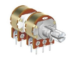 R1640G-_A1-, Rotary Potentiometers 16 mm