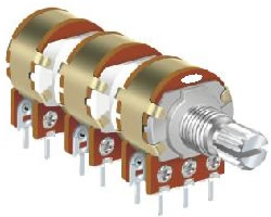 R1660G-_A8-, Rotary Potentiometers 16 mm