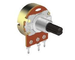 R2412N-_A1-, Rotary Potentiometers 24 mm, Резисторы переменные (потенциометры) роторного Typeа 24 mm