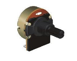 R2415N-_B1-, Rotary Potentiometers 24 mm, Резисторы переменные (потенциометры) роторного Typeа 24 mm