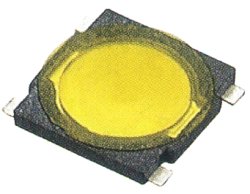 TVCM09 4.5x4.5 mm Lowprofile tact switches SMD