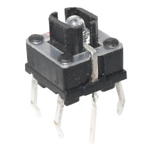 TSD7770-000-0 7x7 with light switch, Tact Switch